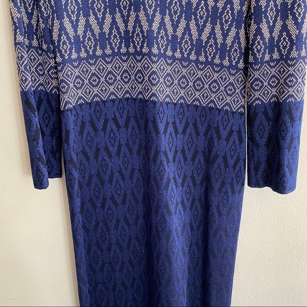 St. John evening Santana knit long maxi dress side slit - Picture 5 of 13